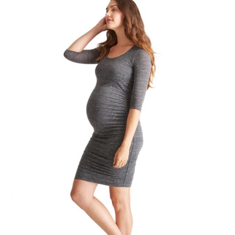 Isabel 3/4 sleeve Maternity Dress